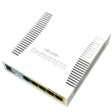 MikroTik RB260GSP/CSS106-1G-4P-1S 5port GbE 1xGbE SFP PoE switch CSS106-1G-4P-1S