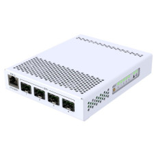 Mikrotik Cloud Router Switch 305-1G-4S+IN, asztali kivtel, 4x SFP+ CRS305-1G-4S+IN Mikrotik Cloud Router Switch 305-1G-4S+IN, asztali kivtel, 4x SFP+ CRS305-1G-4S+IN