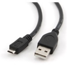 Gembird USB 2.0 A - USB 2.0 micro B M/M adatk&aacute;bel 1.8m fekete CCP-MUSB2-AMBM-6-B
