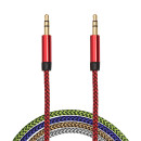 Delight AUX adatkábel szövet bevonat 1m 55437