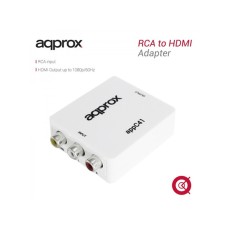 APPROX Átalakító - RCA to HDMI adapter (1080p / 60Hz, 720p / 60Hz) APPROX Átalakító - RCA to HDMI adapter (1080p / 60Hz, 720p / 60Hz)