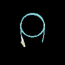 NIKOMAX LC MM OM3 optikai pigtail, LSZH köpeny, 1m, /2db NMF-PT1M3C0-LCU-XXX-001-2