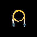 NIKOMAX LC-LC duplex OS2 optikai patch kábel, 2m, sárga NMF-PC2S2C2-LCU-LCU-002