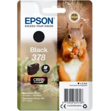 Tintapatron Epson fekete  / 5.5ml&nbsp;/ Claria Photo HD C13T37814010