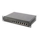 DIGITUS Switch Unmanaged Gigabit 10'' Rack 8-port, 8x10/100/1000 PoE+ af/at 96W DN-95317 DIGITUS Switch Unmanaged Gigabit 10'' Rack 8-port, 8x10/100/1000 PoE+ af/at 96W DN-95317