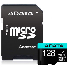 ADATA Memóriakártya MicroSDXC 128GB + Adapter UHS-I CL10 (100/80) AUSDX128GUI3V30SA1-RA1 ADATA Memóriakártya MicroSDXC 128GB + Adapter UHS-I CL10 (100/80) AUSDX128GUI3V30SA1-RA1