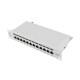 Lanberg Patch Panel 10'', 12 port 1U, cat.6, grey PPF6-9012-S Lanberg Patch Panel 10'', 12 port 1U, cat.6, grey PPF6-9012-S