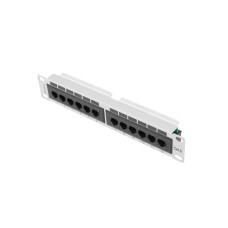 Lanberg Patch Panel 10'', 12 port 1U, cat.6, grey PPU6-9012-S