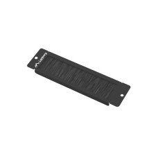 Lanberg cable entry brush panel 10'', black AK-1104-B