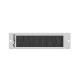 Lanberg cable entry brush panel 10'', gray AK-1104-S