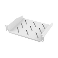 Lanberg fixed shelf 10'' 310mm, 1U/254x180mm, max load capacity up to 20kg grey AK-1012-S