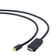 Gembird cable mini DISPLAYPORT (M) - HDMI (M), 4K, 1.8m CC-mDP-HDMI-6