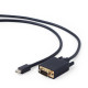 Gembird cable mini DISPLAYPORT (M) - VGA (M), 1.8m CC-mDPM-VGAM-6