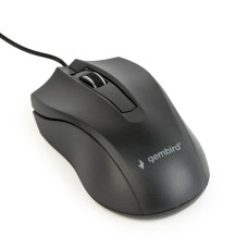 Gembird optical mouse MUS-3B-01, 1000 DPI, USB, Black, 1.35m cable length MUS-3B-01