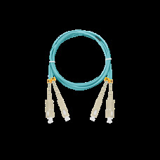 NIKOMAX optikai patch k&aacute;bel SC-SC, MM 50/125, duplex, 3m ,aqua NMF-PC2M3C2-SCU-SCU-003