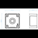 VIVOTEK kültéri kötődoboz AM-719 AM-719 VIVOTEK kültéri kötődoboz AM-719 AM-719