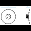 VIVOTEK tányéradapter kültéri dome-hoz AM-525 AM-525 VIVOTEK tányéradapter kültéri dome-hoz AM-525 AM-525