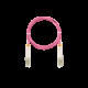 NIKOMAX optikai patch kábel LC-LC, MM 50/125, OM4, duplex, 3m ,magenta NMF-PC2M4C2-LCU-LCU-003