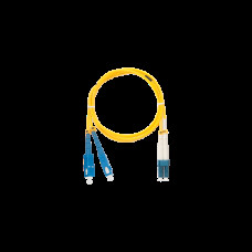 NIKOMAX optikai patch k&aacute;bel LC-LC, SM 9/125, OS2, duplex, 2m ,s&aacute;rga NMF-PC2S2C2-SCU-LCU-002