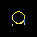 NIKOMAX optikai pigtail SC, SM 9/125,  LSZH köpeny, 1m ,sárga/2db NMF-PT1S2C0-SCU-XXX-001-2