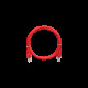 NIKOMAX patch kábel UTP, Cat6, LSZH, 3m ,piros NMC-PC4UE55B-030-C-RD