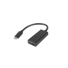 Lanberg adapter USB TYPE-C(M)-HDMI(F) 15cm Black AD-UC-HD-01 Lanberg adapter USB TYPE-C(M)-HDMI(F) 15cm Black AD-UC-HD-01