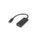 Lanberg adapter USB TYPE-C(M)-HDMI(F) 15cm Black AD-UC-HD-01