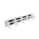 Lanberg cable management brush panel type B, 19'', 2U, grey AK-1204-S Lanberg cable management brush panel type B, 19'', 2U, grey AK-1204-S