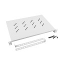 Lanberg fixed shelf 19'',1U, 483X300mm max load capacity up to 25kg grey AK-1004-S