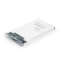 Gembird HDD/SSD enclosure for 2.5'' SATA - USB 3.0, 9.5mm, transparent plastic EE2-U3S9-6