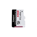 Kingston 64GB microSDXC Endurance 95R/30W C10 A1 UHS-I Csak kártya SDCE/64GB