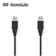 USB A-A &Ouml;sszek&ouml;tő 2m P-P Nedis CCGT60000BK20