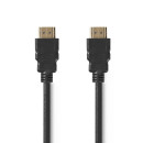 Nedis HDMI kábel HDMI csatlakozó - HDMI csatlakozó 1.5m fekete /CVGT34001BK15/