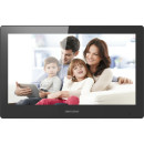 Hikvision IP video-kaputelefon beltéri egység, 10" LCD kijelző, 1024x600 felbontás, WiFi, 48 V PoE DS-KH8520-WTE1