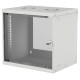 Intellinet Wallmount Cabinet 9U 540/560mm Rack 19'' glass door, flat pack, gray 714815
