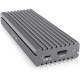 IcyBox External enclosure for M.2 NVMe SSD, USB 3.1 Type-C, Grey IB-1817M-C31
