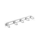 Lanberg cable management panel type B, 19'', 1U, grey AK-1205-S