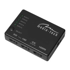 MEDIA-TECH Switch 5x HDMI 4K MT5207 MEDIA-TECH Switch 5x HDMI 4K MT5207