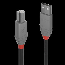 LINDY Kábel USB 2.0 A-B Anthra Line  3m 36674