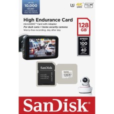 Sandisk 128GB microSDXC High Endurane CL10 U3 V30 + adapterrel SDSQQNR-128G / 183567 Sandisk 128GB microSDXC High Endurane CL10 U3 V30 + adapterrel SDSQQNR-128G / 183567