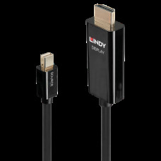 LINDY Adapter Active Mini DisplayPort - HDMI  2m 40912