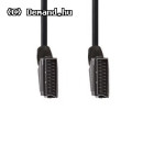 Scart 21p - Scart 21p 1,5m Nedis CVGT31000BK15 Scart 21p - Scart 21p 1,5m Nedis CVGT31000BK15