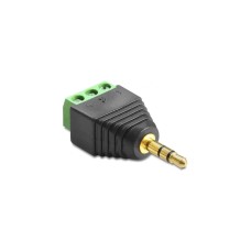 DELOCK Adapter Stereo plug 3.5 mm > Terminal Block 3 pin (65419) 65419