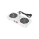 LEGRAND Evoline tetőventilátor+termosztát készlet 2 ventilátoros fali szekrényhez EC2VW LEGRAND Evoline tetőventilátor+termosztát készlet 2 ventilátoros fali szekrényhez EC2VW