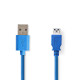 Nedis USB 3.0 hosszabbítókábel kék / CCGP61010BU30/