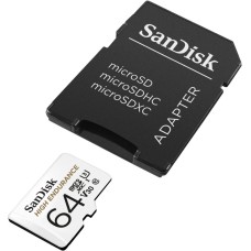 Sandisk 64GB microSDXC High Endurance CL10 U3 V30 + adapterrel SDSQQNR-064G / 183566 Sandisk 64GB microSDXC High Endurance CL10 U3 V30 + adapterrel SDSQQNR-064G / 183566