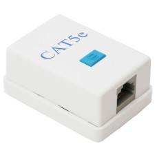VEZ UTP Fali aljzat + csatlakozó doboz 1-es RJ45 05384 VEZ UTP Fali aljzat + csatlakozó doboz 1-es RJ45 05384