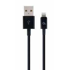 Gembird 8-pin charging and data cable, 2m, black CC-USB2P-AMLM-2M Gembird 8-pin charging and data cable, 2m, black CC-USB2P-AMLM-2M