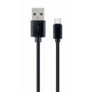 Gembird USB 2.0 AM to Type-C cable (AM/CM), 1m, black CC-USB2-AMCM-1M Gembird USB 2.0 AM to Type-C cable (AM/CM), 1m, black CC-USB2-AMCM-1M