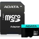 ADATA 256GB Premier Pro MICROSDXC, R/W up to 100/80 MB/s, Adapterrel AUSDX256GUI3V30SA2-RA1